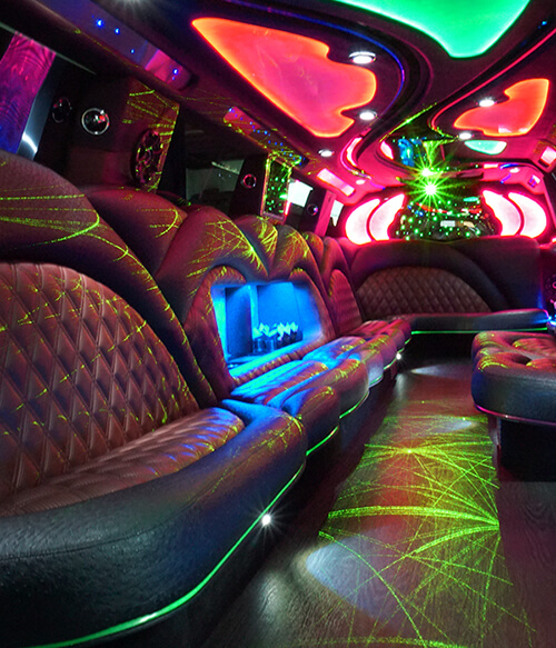 High-end limo seats